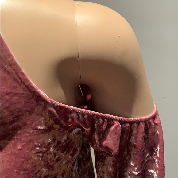 American Eagle crushed “velvet” shirt sz Small - Picture 5 of 8